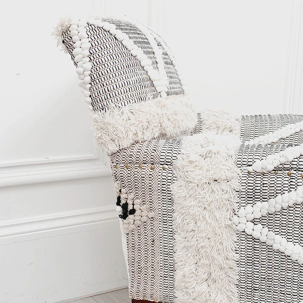 Zafer Patterned Armchair 7 Zafer Patterned Armchair - Image 7