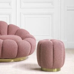 Eichholtz Orchanic Stool - Boucle Rose