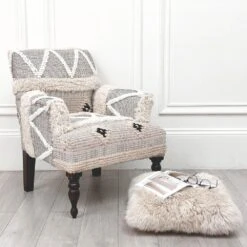 Zafer Patterned Armchair