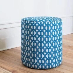 Eva Sonaike Aluro Pouffe - Indigo
