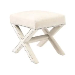 Eichholtz Perugia Stool - White -Armchairs Sales 110117 2 1