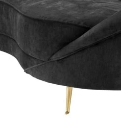 Eichholtz Provocateur Sofa - Black Velvet