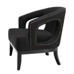 Eichholtz Adam Occasional Chair - Albin Black -Armchairs Sales 111258 2