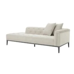 Eichholtz Cesare Lounge Sofa - Right - Pebble Grey