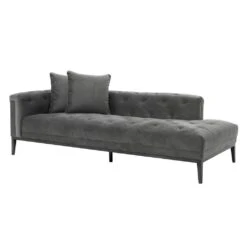 Eichholtz Cesare Lounge Sofa - Left - Granite Grey