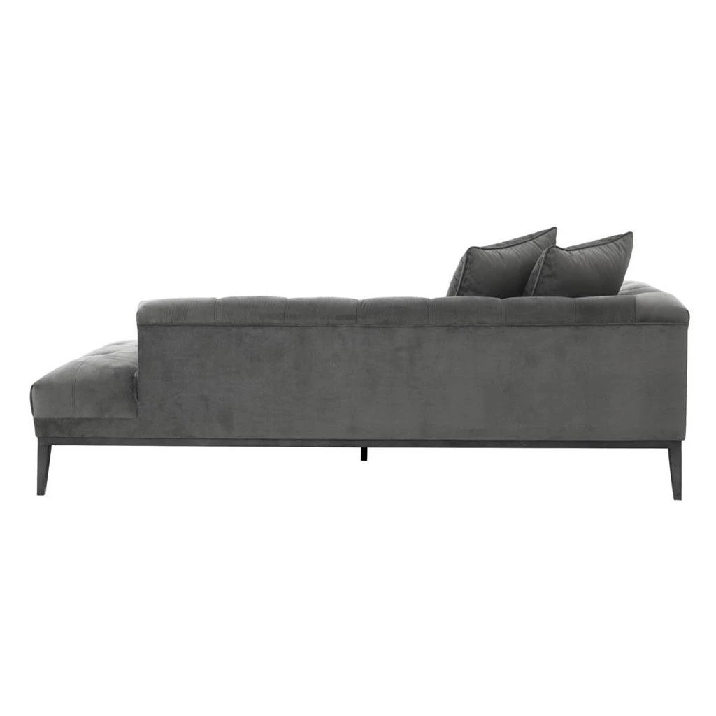 Eichholtz Cesare Lounge Sofa - Left - Granite Grey 3 Eichholtz Cesare Lounge Sofa - Left - Granite Grey - Image 3
