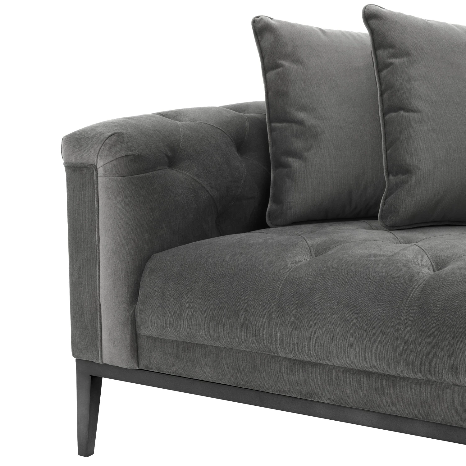 Eichholtz Cesare Lounge Sofa - Left - Granite Grey 5 Eichholtz Cesare Lounge Sofa - Left - Granite Grey - Image 5