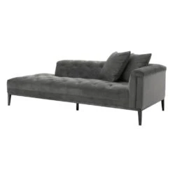 Eichholtz Cesare Lounge Sofa - Right - Granite Grey
