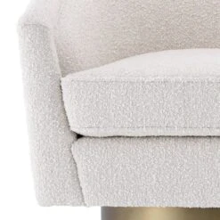 Eichholtz Catene Swivel Chair - Boucle Cream -Armchairs Sales 113943 4