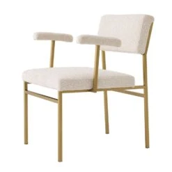 Eichholtz Dunmore Chair - Boucle Cream -Armchairs Sales 114094 3 1 1 1