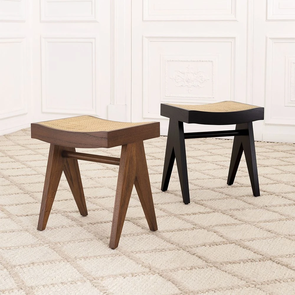 Eichholtz Arnaud Stool - Black 5 Eichholtz Arnaud Stool - Black - Image 5