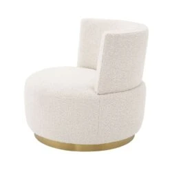 Eichholtz Alonso Swivel Chair - Boucle Cream -Armchairs Sales 114659 3 1 1