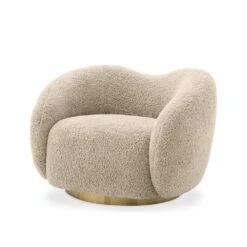 Eichholtz Diego Swivel Chair - Canberra Sand