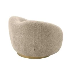 Eichholtz Diego Swivel Chair - Canberra Sand -Armchairs Sales 114677 4 1 1