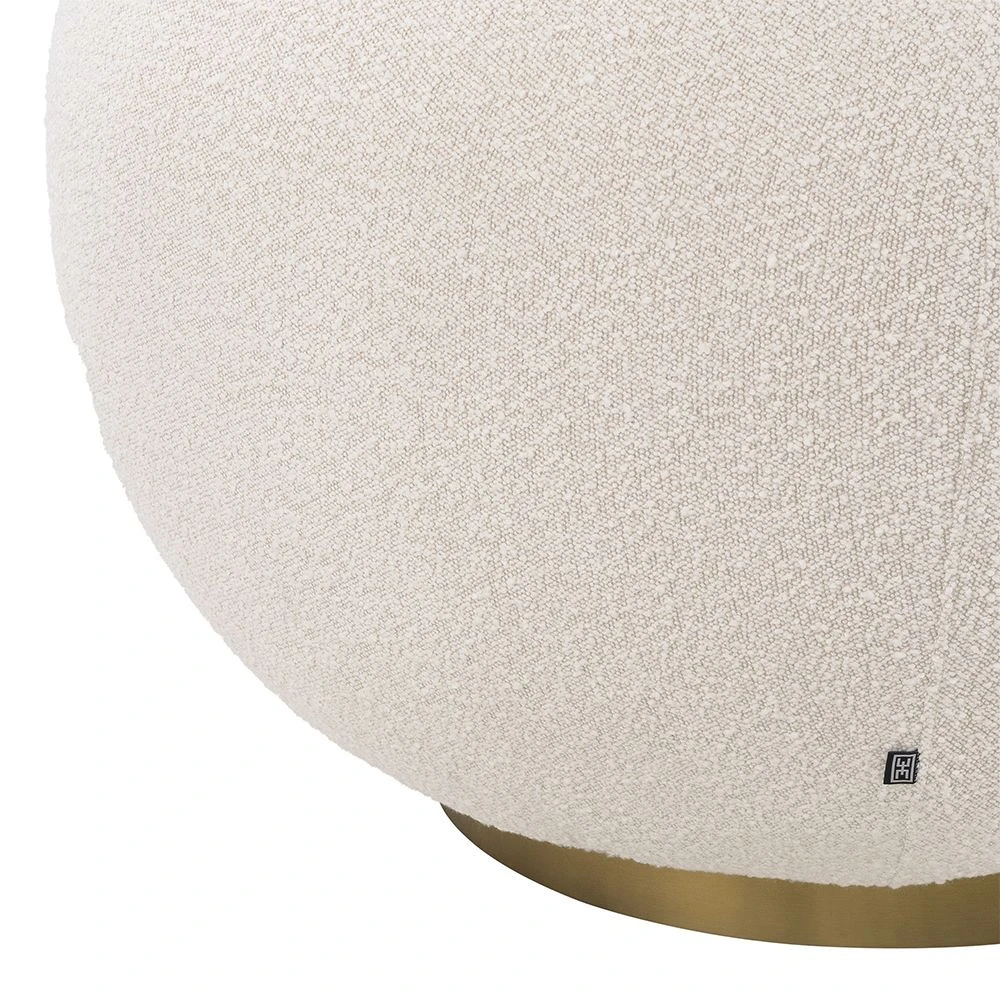 Eichholtz Bollinger Swivel Chair - Boucle Cream 6 Eichholtz Bollinger Swivel Chair - Boucle Cream - Image 6