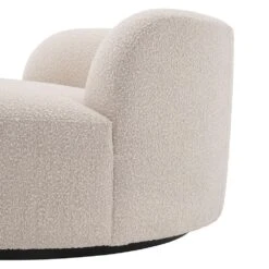 Eichholtz Bjorn Round Sofa - Boucle Cream -Armchairs Sales 115177 5 1 1