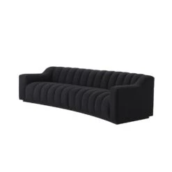 Eichholtz Kelly Sofa - Black Boucle - L -Armchairs Sales 115207 3 1 1
