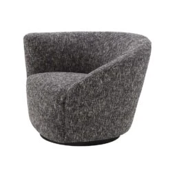 Eichholtz Colin Swivel Chair - Cambon Black - Left -Armchairs Sales 115434 4