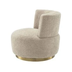 Eichholtz Alonso Swivel Chair - Canberra Sand -Armchairs Sales 115577 3 1 1