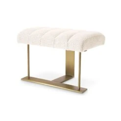 Eichholtz McGuire Stool - Boucle Cream