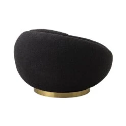 Eichholtz Bollinger Swivel Chair - Boucle Black 7 Eichholtz Bollinger Swivel Chair - Boucle Black -Armchairs Sales 115780 4 1 1