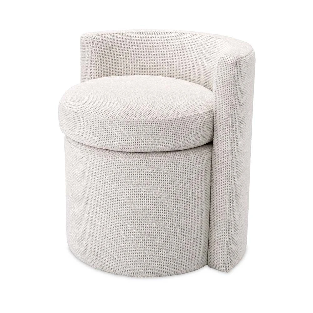 Eichholtz Arcadia Stool - Lyssa Off-White 1 Eichholtz Arcadia Stool - Lyssa Off-White