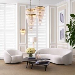 Eichholtz Amore Swivel Chair - Lyssa Off-White