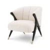 Eichholtz Pavone Armchair - Boucle Cream