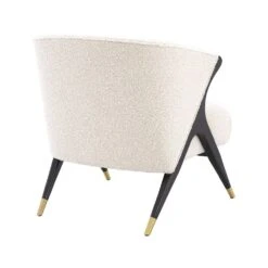 Eichholtz Pavone Armchair - Boucle Cream 10 Eichholtz Pavone Armchair - Boucle Cream -Armchairs Sales 116565 4 1 1