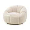 Eichholtz Inger Swivel Chair - Brisbane Cream