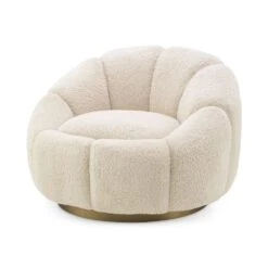 Eichholtz Inger Swivel Chair - Brisbane Cream