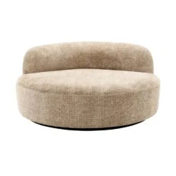 Eichholtz Bjorn Round Sofa - Lyssa Sand 8 Eichholtz Bjorn Round Sofa - Lyssa Sand -Armchairs Sales 117930 2 1 1