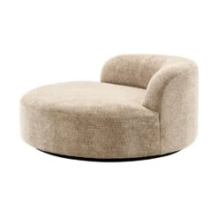 Eichholtz Bjorn Round Sofa - Lyssa Sand 7 Eichholtz Bjorn Round Sofa - Lyssa Sand -Armchairs Sales 117930 4 1 1