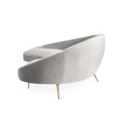 Jonathan Adler Ether Curved Sofa - Bergamo Graphite -Armchairs Sales 30249 uk 2