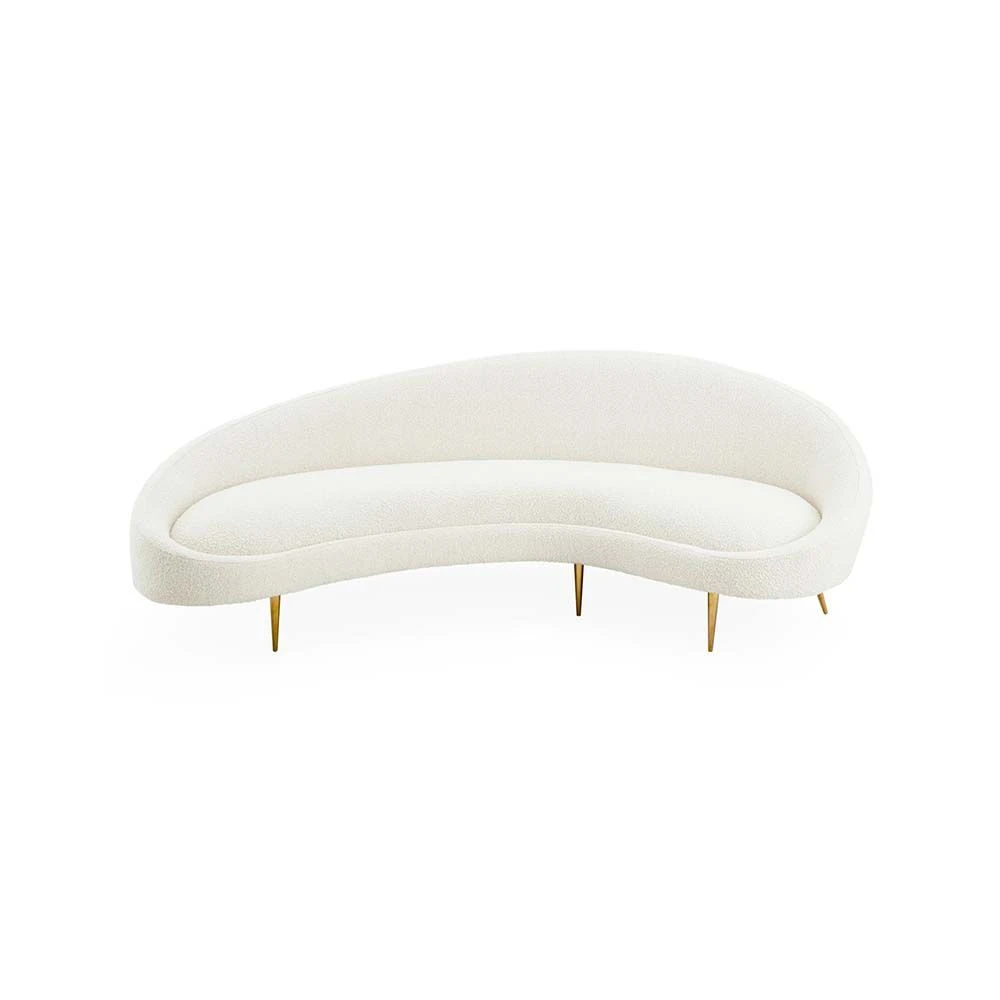 Jonathan Adler Ether Curved Sofa - Olympus Oatmeal 2 Jonathan Adler Ether Curved Sofa - Olympus Oatmeal - Image 2