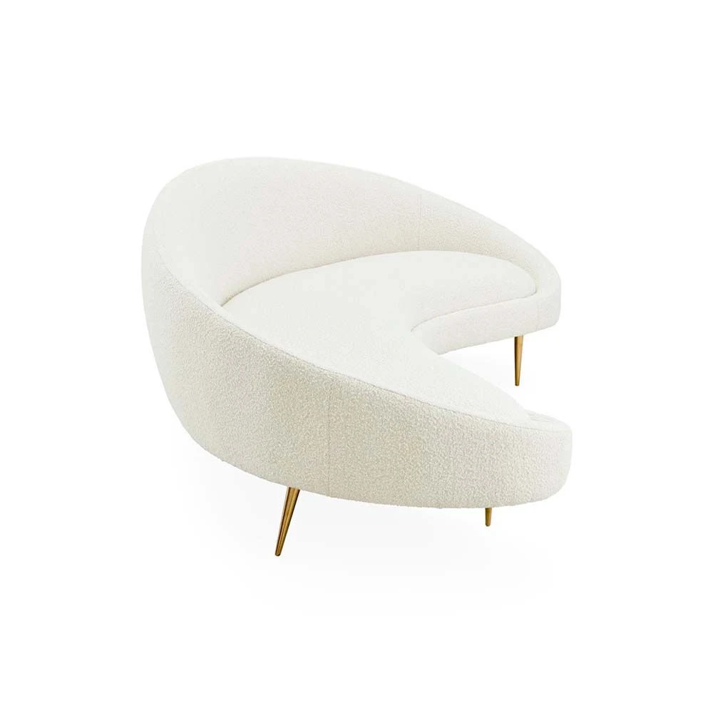 Jonathan Adler Ether Curved Sofa - Olympus Oatmeal 4 Jonathan Adler Ether Curved Sofa - Olympus Oatmeal - Image 4