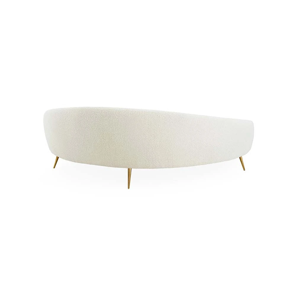 Jonathan Adler Ether Curved Sofa - Olympus Oatmeal 5 Jonathan Adler Ether Curved Sofa - Olympus Oatmeal - Image 5