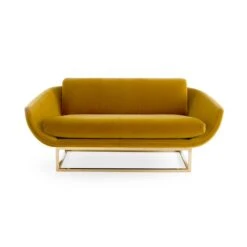 Jonathan Adler Beaumont Settee - Varese Lichen