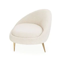 Jonathan Adler Ether Chaise - Right Arm Facing -Armchairs Sales 32843 uk2