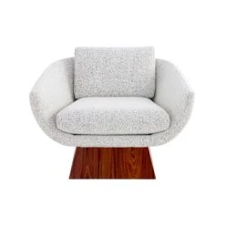 Jonathan Adler Rosewood Beaumont Lounge Chair -Armchairs Sales beaumont lounge chair olympus pepper salt rosewood 1