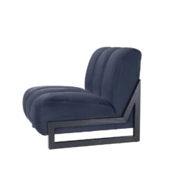 Eichholtz Lando Chair - Savona Midnight Blue -Armchairs Sales blue2 2