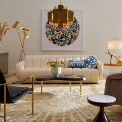 Jonathan Adler Brigitte Sofa - Olympus Oatmeal -Armchairs Sales brigitte sofa olympus oatmeal1