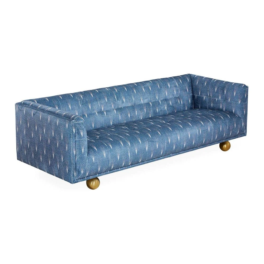 Jonathan Adler Claridge Sofa - Vapor Velvet 3 Jonathan Adler Claridge Sofa - Vapor Velvet - Image 3