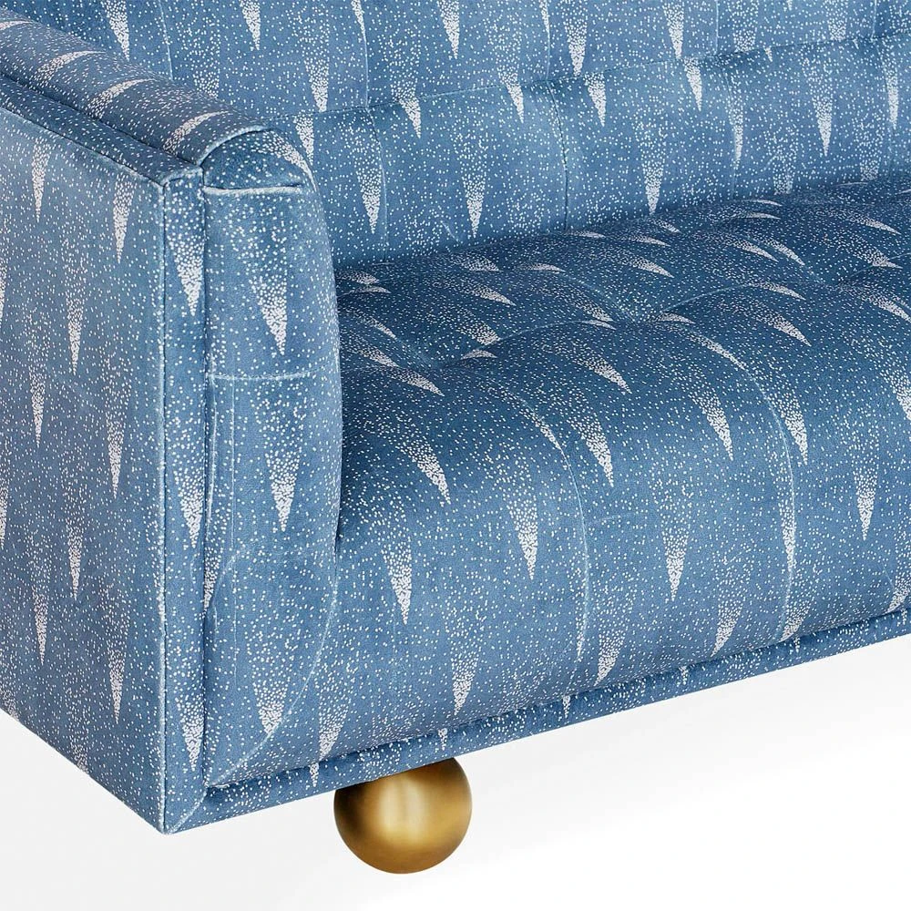 Jonathan Adler Claridge Sofa - Vapor Velvet 7 Jonathan Adler Claridge Sofa - Vapor Velvet - Image 7