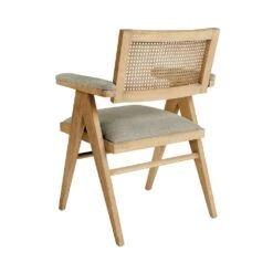 Blanc D'Ivoire Colby Armchair - Tall - Grey -Armchairs Sales fau colbhlmbe 3