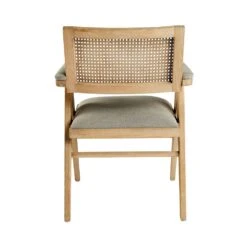 Blanc D'Ivoire Colby Armchair - Tall - Grey -Armchairs Sales fau colbhlmbe 4