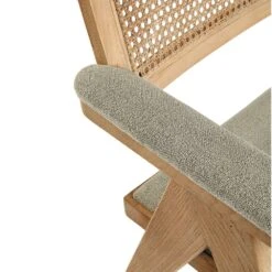 Blanc D'Ivoire Colby Armchair - Tall - Grey -Armchairs Sales fau colbhlmbe 5