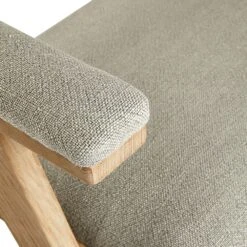 Blanc D'Ivoire Colby Armchair - Tall - Grey -Armchairs Sales fau colbhlmbe 6