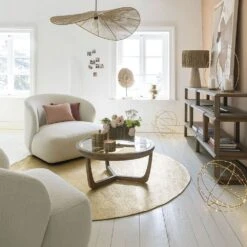 Blanc D'Ivoire Lisette Wide Armchair - Cream