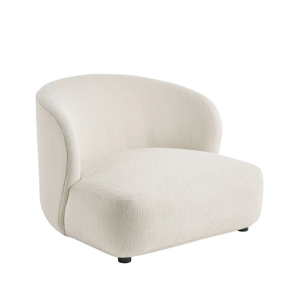 Blanc D'Ivoire Lisette Wide Armchair - Cream 2 Blanc D'Ivoire Lisette Wide Armchair - Cream - Image 2